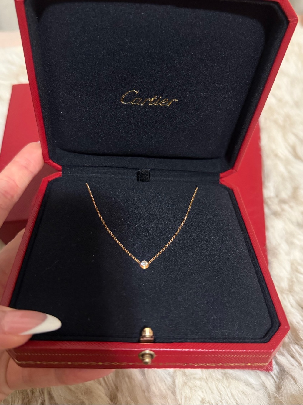 CARTIER D'AMOUR PENDANT, DIAMOND, SMALL MODEL